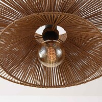 Pendellampa Ikera Ø60 cm - naturell flätad
