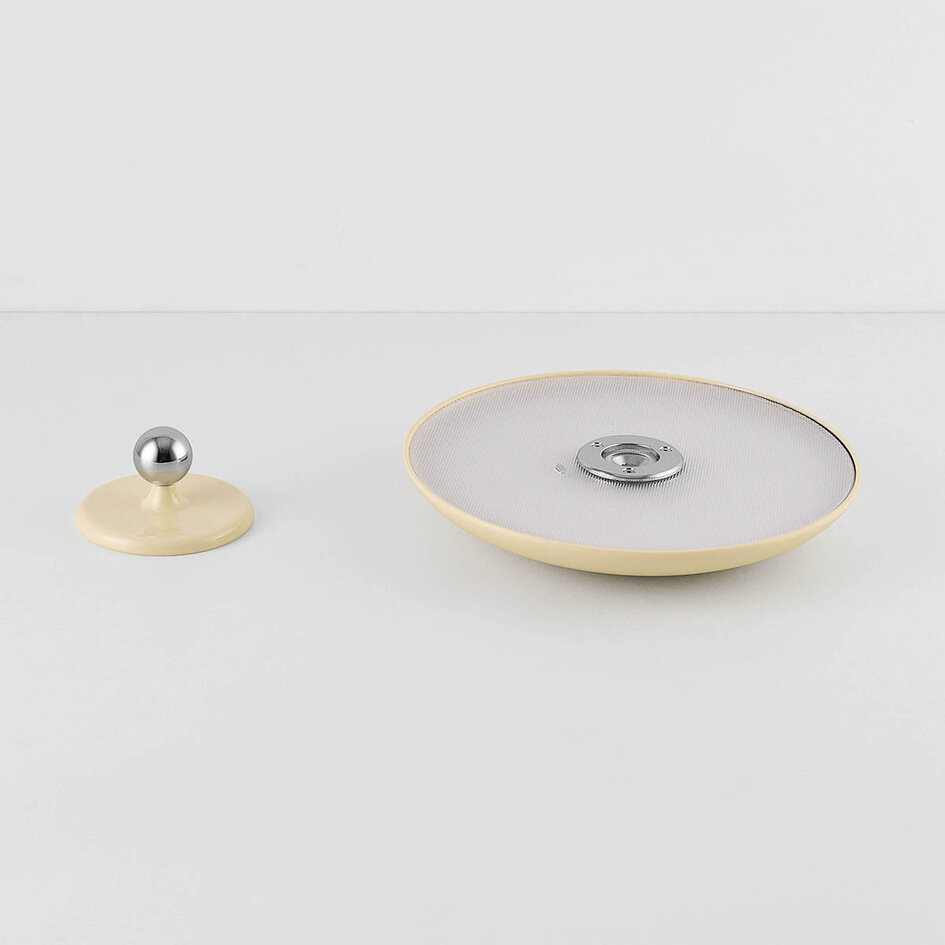Uppladdningsbar bordslampa Ariso med touchdimmer och ställbart ljus - creme