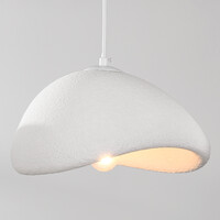 3-ljus Wabi Sabi taklampa Shibui med vit steneffekt - 3 x 30 cm