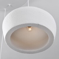 3-ljus taklampa vit i Wabi Sabi-stil - Mizu