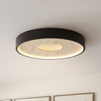 Taklampa Phobos 3-stegs dimbar LED i svart och beige
