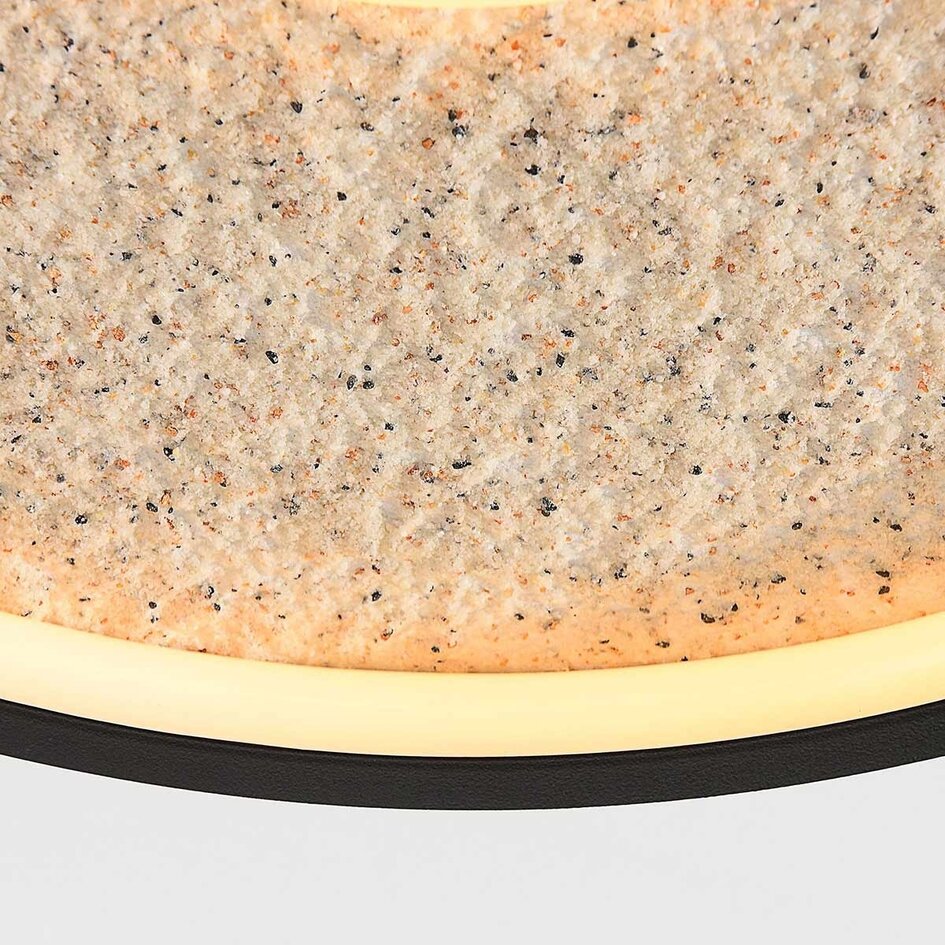 Taklampa Deimos 3-stegs dimbar LED i svart och beige
