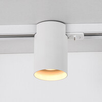 Set med 1-fas skensystem på 3 meter med Zylox-spotlights, vit