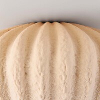 Wabi sabi-taklampa Kagei - sandbeige med steneffekt