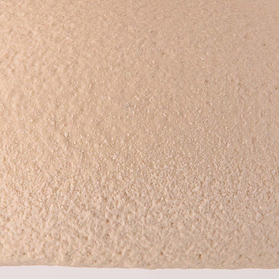 Wabi sabi-taklampa Zenro - sandbeige med roséguldsdetalj