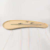 Wabi Sabi pendellampa Klori med fem lampor, sandbeige steneffekt