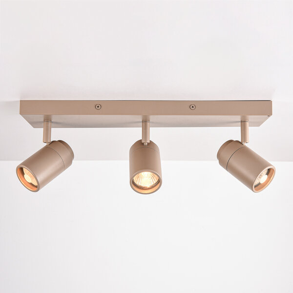 Takspotlight Tivo med 3 vridbara spotlights - sandbeige