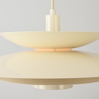 Pendellampa Alvra i blank beige