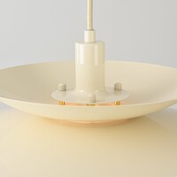 Pendellampa Alvra i blank beige