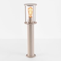 Stående utomhuslampa Penn med klart glas - beige