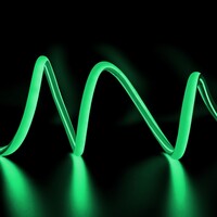 Neon ljusslang – Grön - DINA