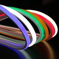 Neon ljusslang DINA i blått