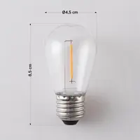 Ljusslinga set inklusive skärmar i mörkblå rottinglook, tillgänglig med olika LED-lampor