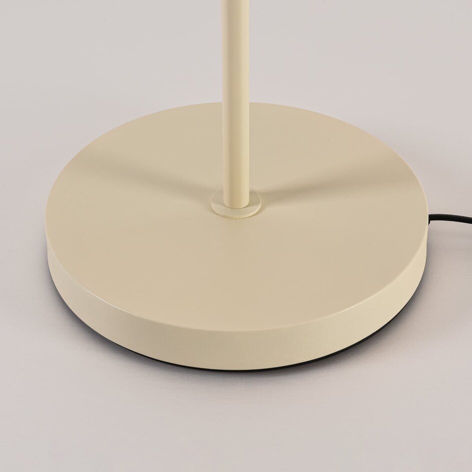 Golvlampa Savanna med justerbar läslampa - beige