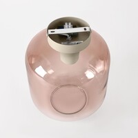 Taklampa Soli i beige med ombre-glas