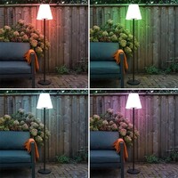 Solcellsdriven stående utomhuslampa Verdi - 150 cm
