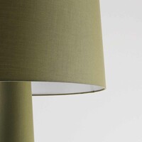Golvlampa Rumi i grönt tyg