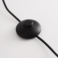 Golvlampa Rumi i grönt tyg