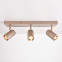 Takspotlight Tivo med 3 vridbara spotlights i sandbeige