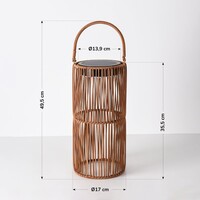 Solarlampa Rikus med handtag - dimbar