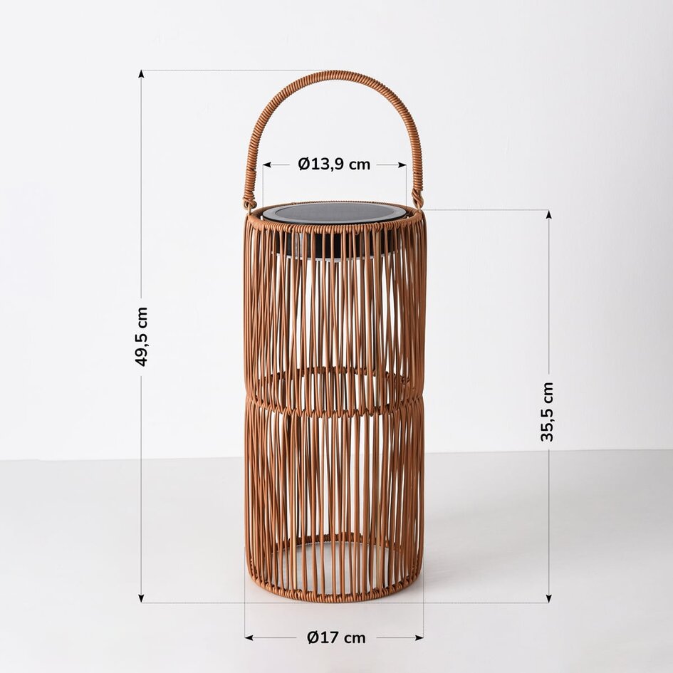 Solarlampa Rikus med handtag - dimbar
