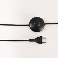 Golvlampa Floris med flätad bambu - natur