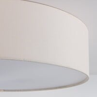 Taklampa Jantine med tygskärm - beige