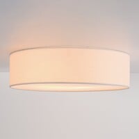 Taklampa Jantine med tygskärm - beige