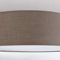 Taklampa Jantine med tygskärm - taupe