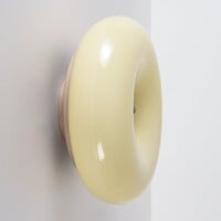 Vägglampa Rosalie med beigt glas