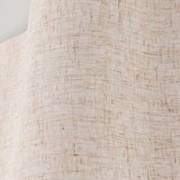 Taklampa Hiru Ø40 cm - beige med linneskärm