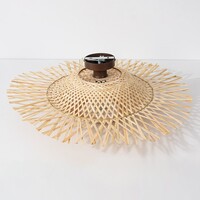 Vägglampa Shirley i bambu - natur
