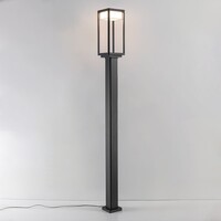 Stående utomhuslampa Charles - 180 cm antracit med integrerad LED