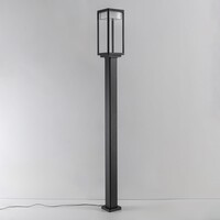 Stående utomhuslampa Charles - 180 cm antracit med integrerad LED