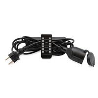 Ljusslinga med 3 watt LED-spiralglödlampor Ø60, dimbar som tillval