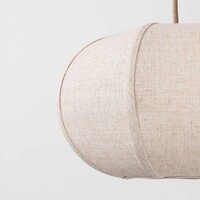 Taklampa Medina med 5 linneskärmar - Taupe