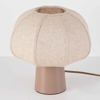 Bordslampa Myrna med linneskärm - taupe