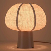 Bordslampa Myrna med linneskärm - taupe