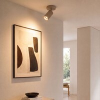 Takspotlight Blaze med räfflad spot - sandbeige