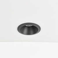 Infälld spotlight Meya 9W med ring 3 - mörkgrå