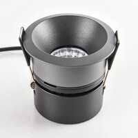 Infälld spotlight Meya 9W med ring 3 - mörkgrå