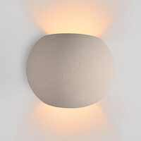 Wabi Sabi wandlamp Bolia van cement - wit
