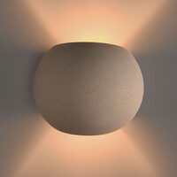 Wabi Sabi wandlamp Bolia van cement - wit