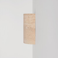 Wandlamp Olly van travertin
