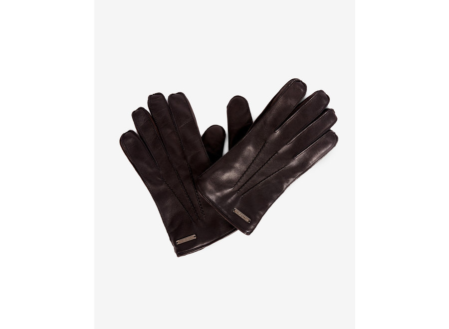 Corneliani - Lambskin with cashmere gloves - Brown