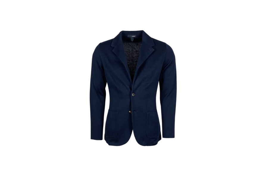 Lardini - Knitted jacket cotton - Navy