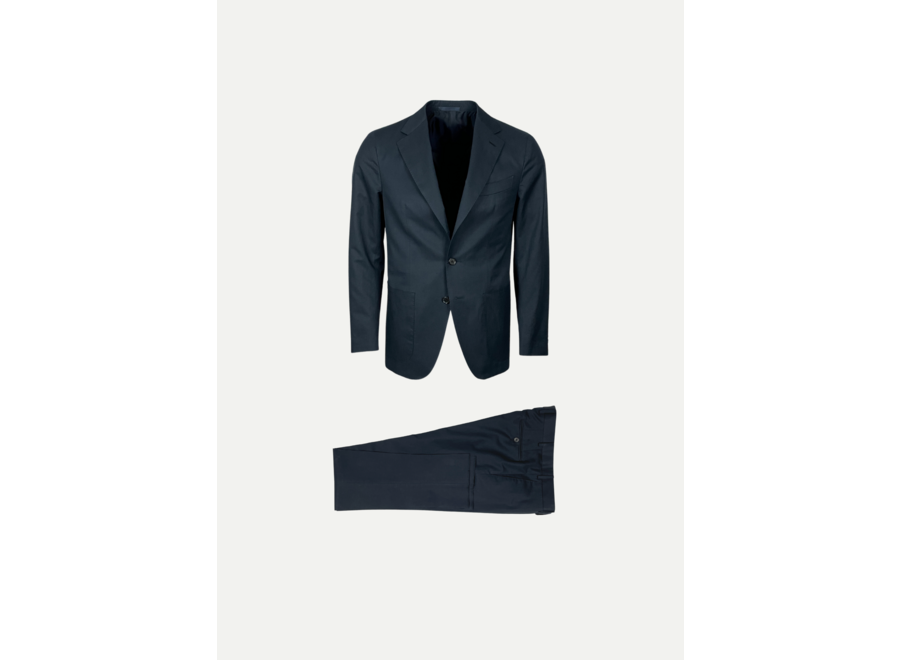 Caruso - Aida suit cotton/linen - Navy