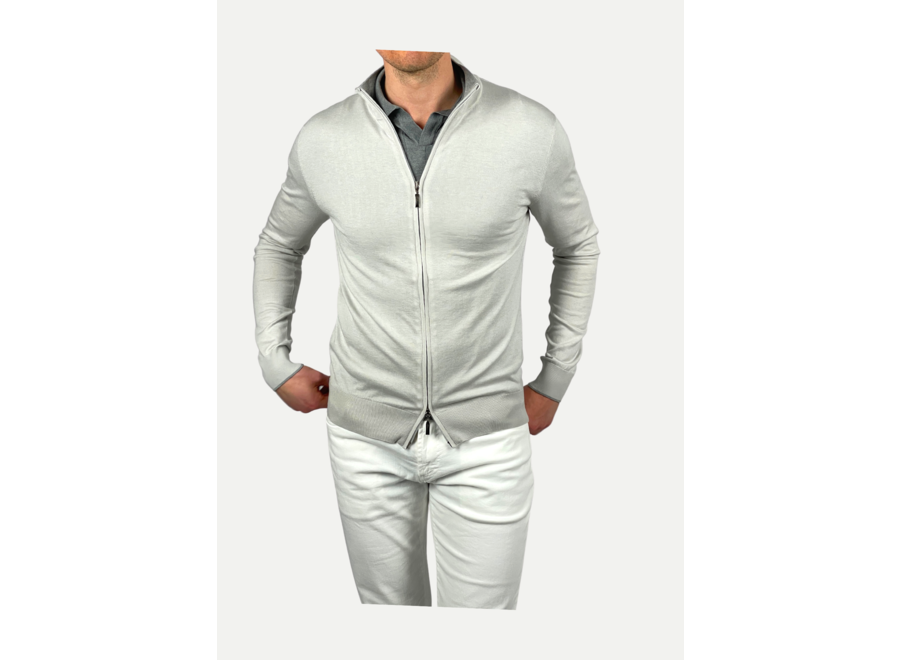 Doriani Cashmere - Zipper - Offwhite