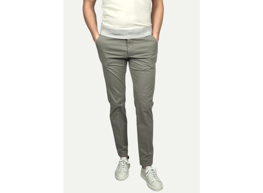 Berwich - Morello chino trousers - Cotton grey