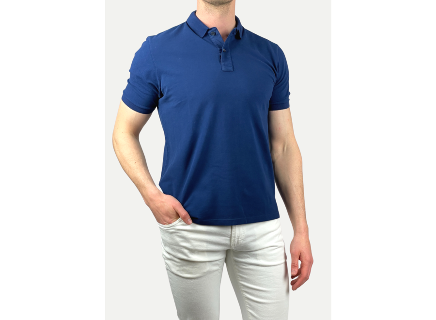 LES HOMMES D'AMSTERDAM - Washed cotton - Blue